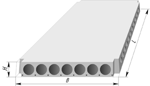 Плиты пустотные