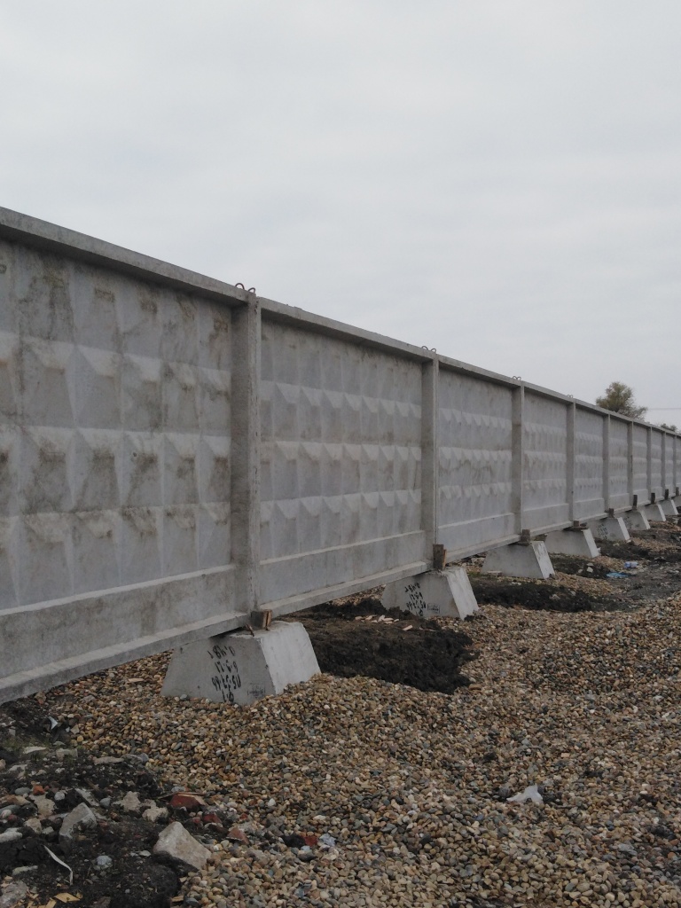 забор железобетонный п6в от гирейского зао железобетон